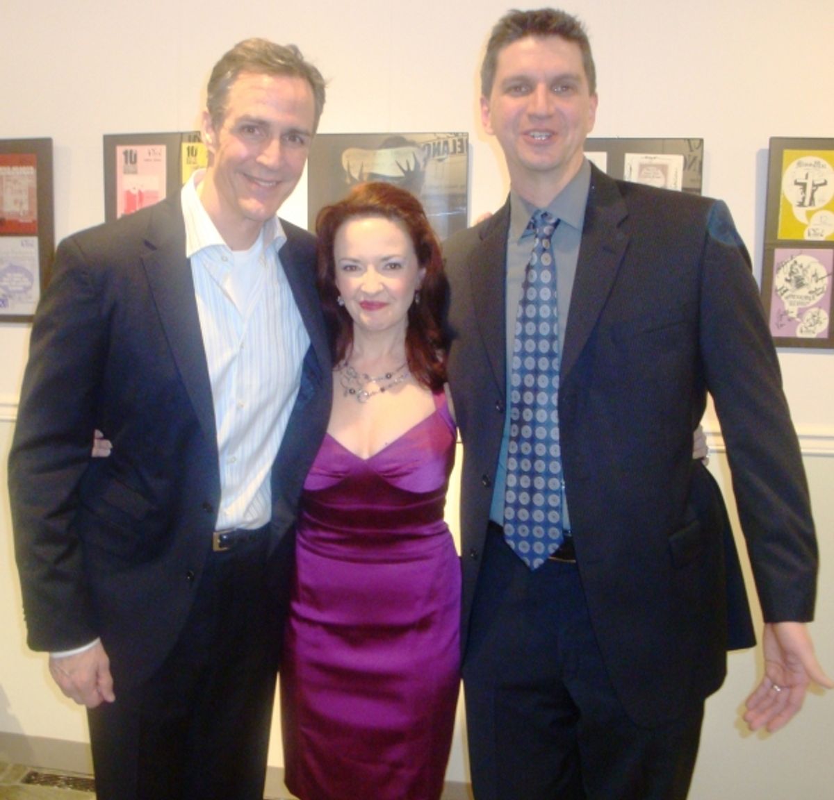 Howard McGillin, Michele Ragusa and Rob Richardson at 